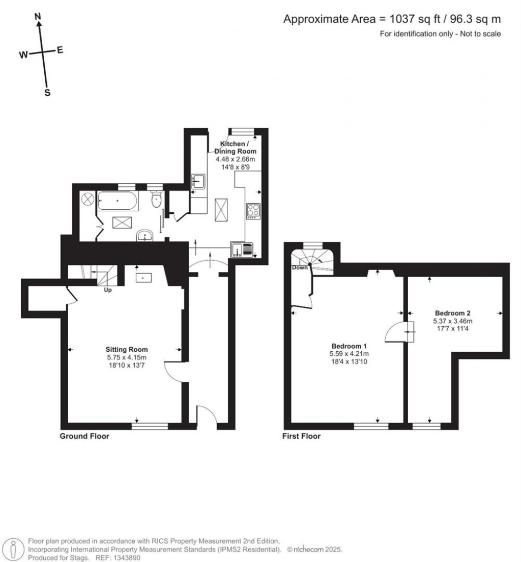 Floorplans For 3 Exeter Road, Dawlish