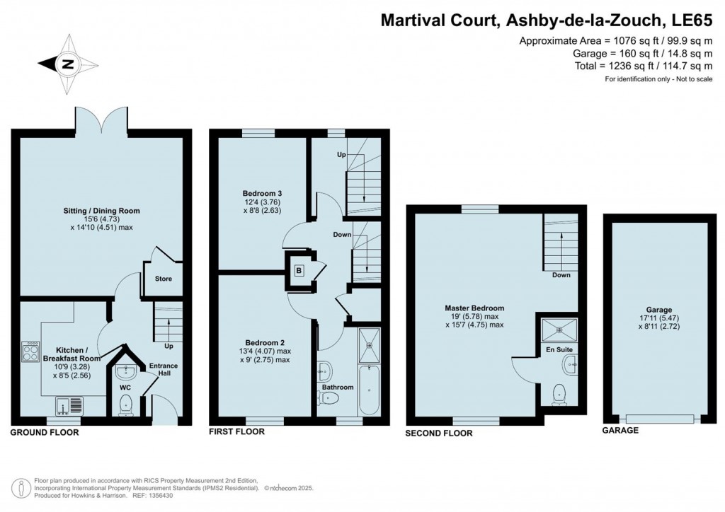 Floorplans For Martival Court, Ashby-De-La-Zouch, LE65