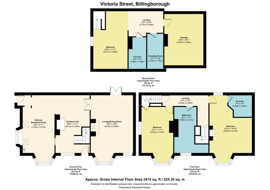 Floorplans For Victoria Street, Billingborough
