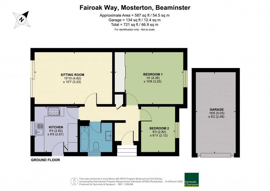 Floorplans For Fairoak Way, Mosterton, Beaminster