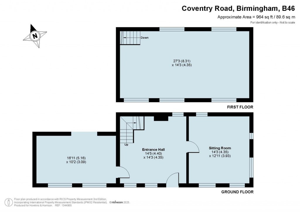 Floorplans For Coventry Road, Coleshill, B46