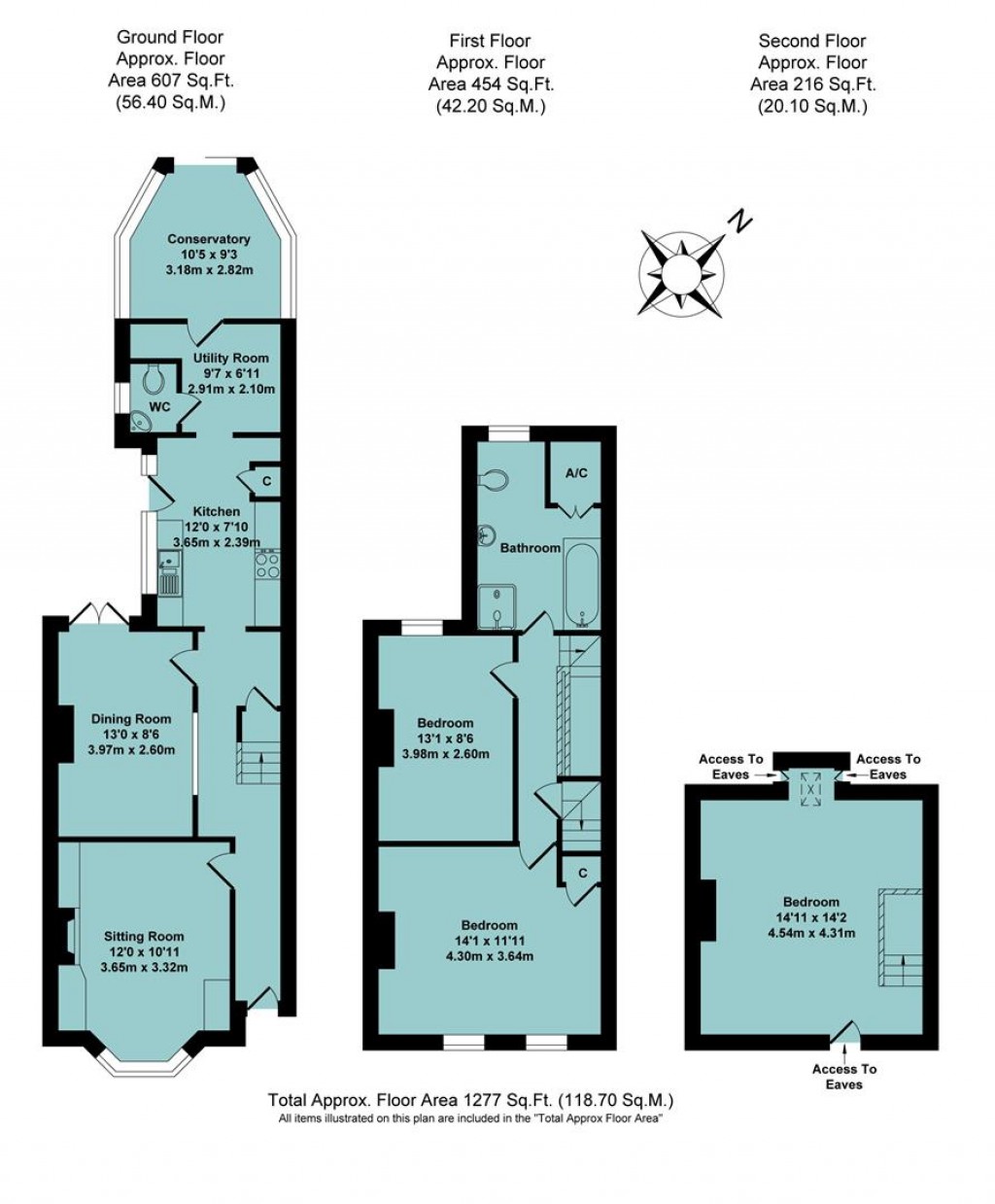 Floorplans For Queens Road, Banbury