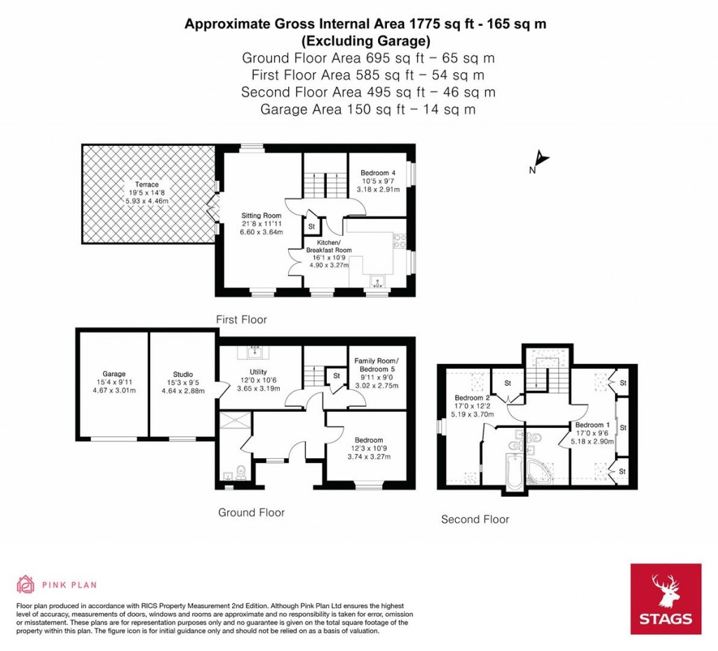 Floorplans For Chapel Street, Blackawton, Totnes