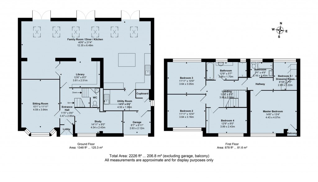 Floorplans For Back Lane, Coleshill, Coleshill B46