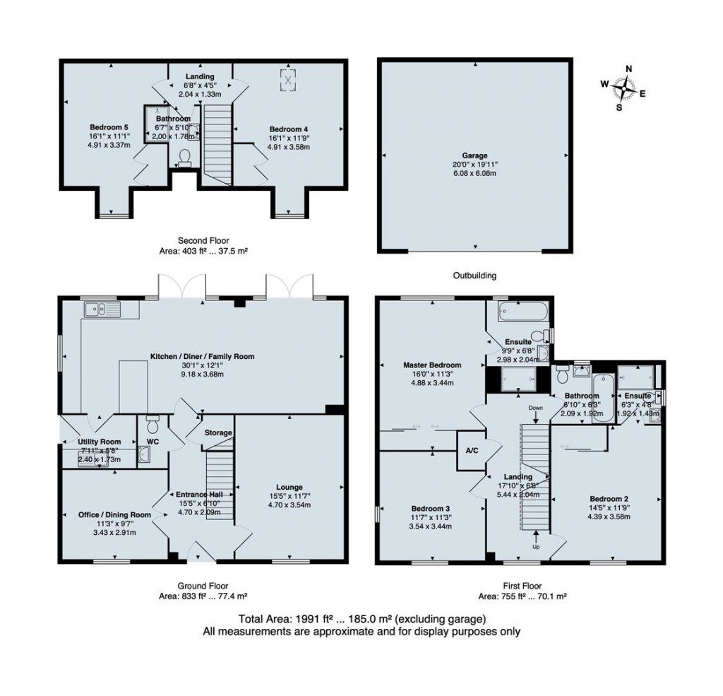 Floorplans For Priory Close, Breedon on the Hill, DE73