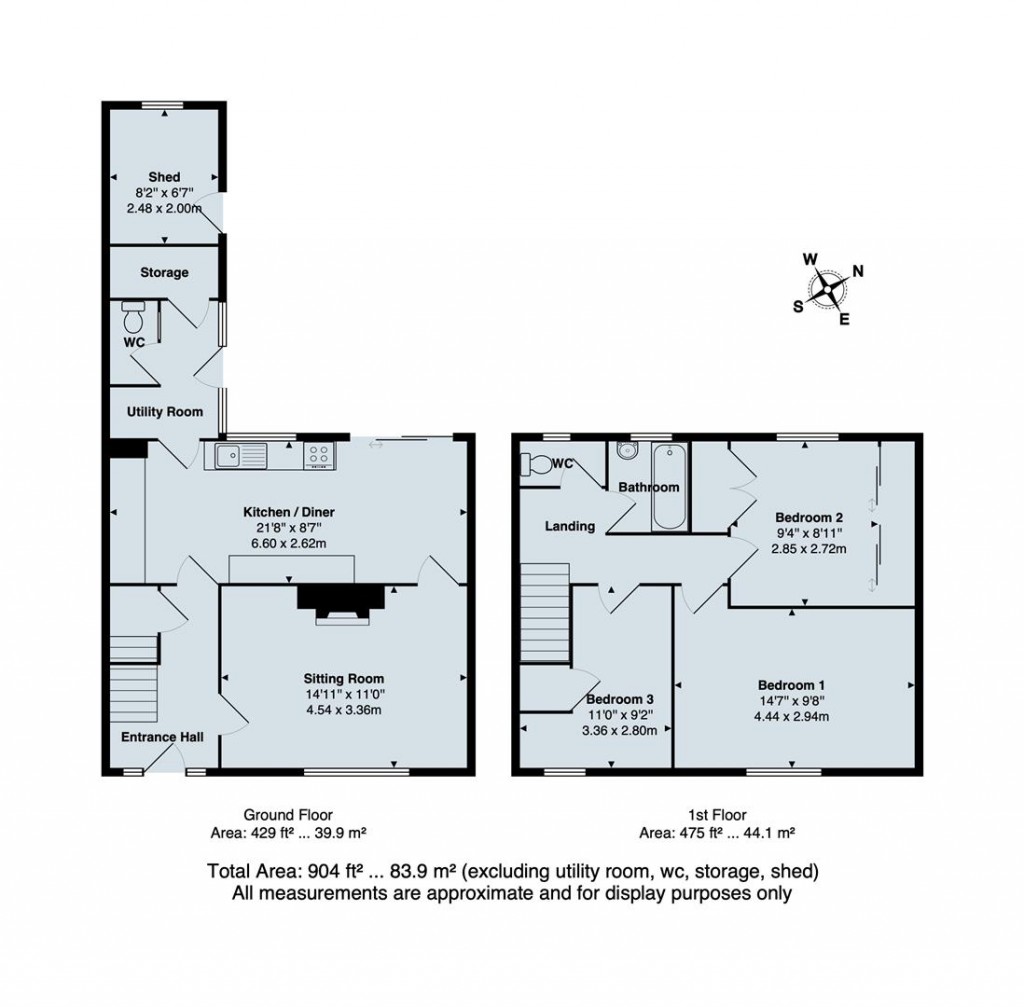 Floorplans For Waveney Way, Northampton, NN5