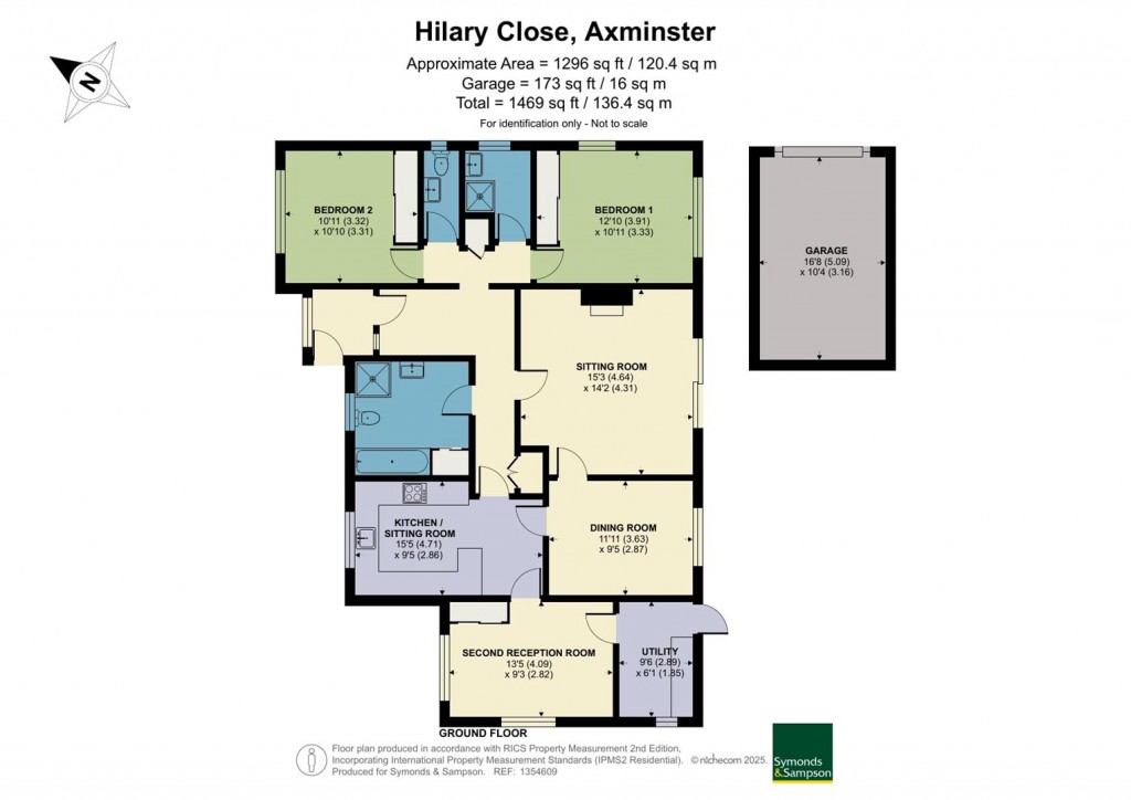 Floorplans For Hilary Close, Axminster