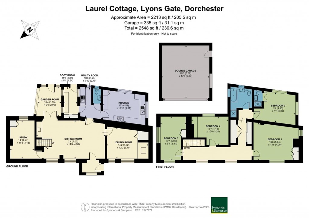 Floorplans For Lyons Gate, Dorchester, Dorset
