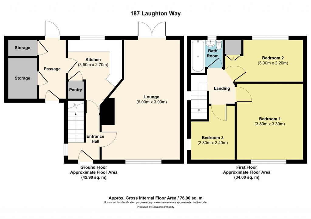 Floorplans For Laughton Way North, Lincoln