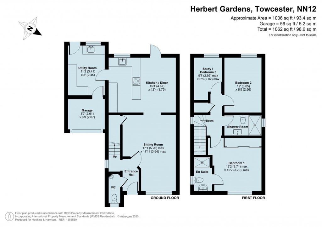 Floorplans For Herbert Gardens, Towcester, NN12
