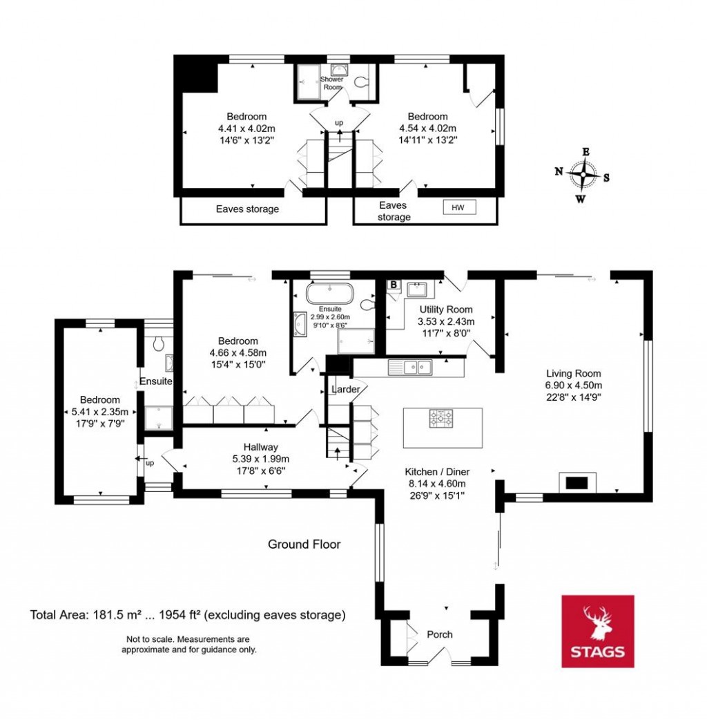 Floorplans For Catherston Leweston, Charmouth, Bridport