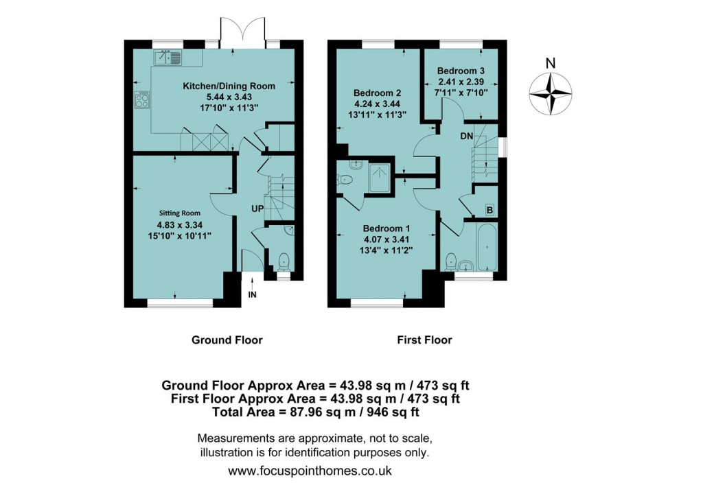 Floorplans For Bidwell Road, Banbury