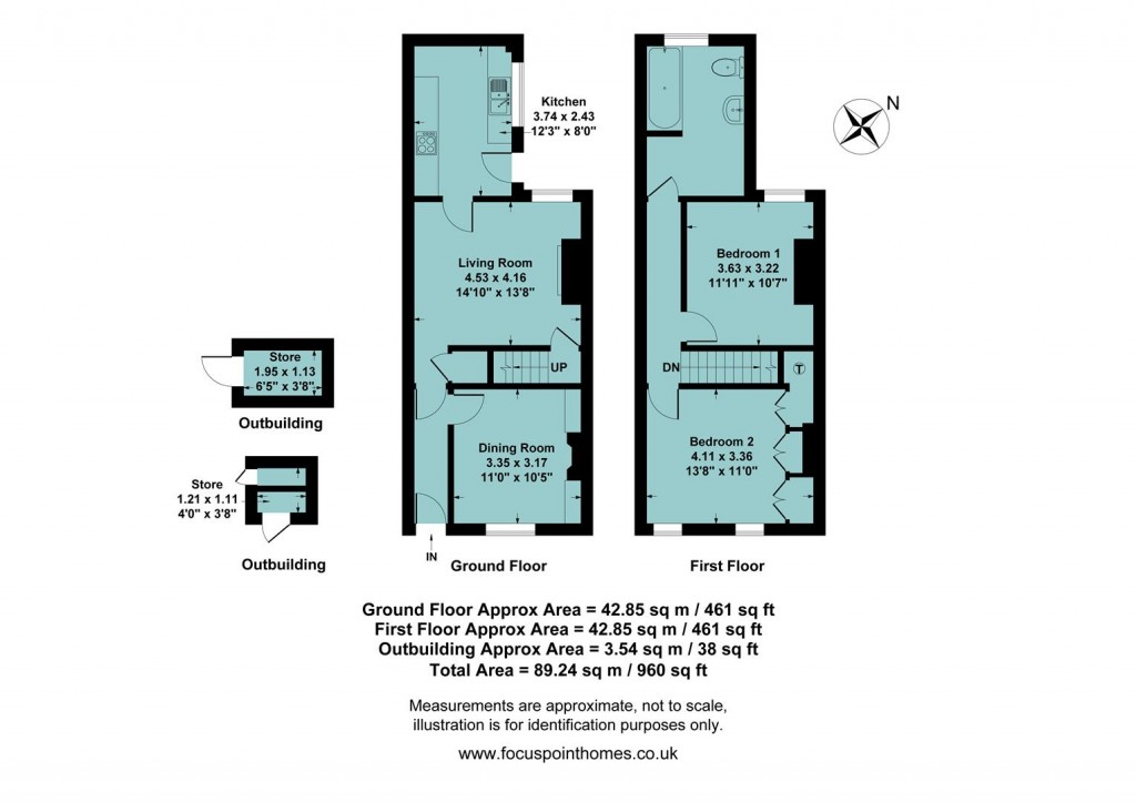 Floorplans For Merton Street, Banbury