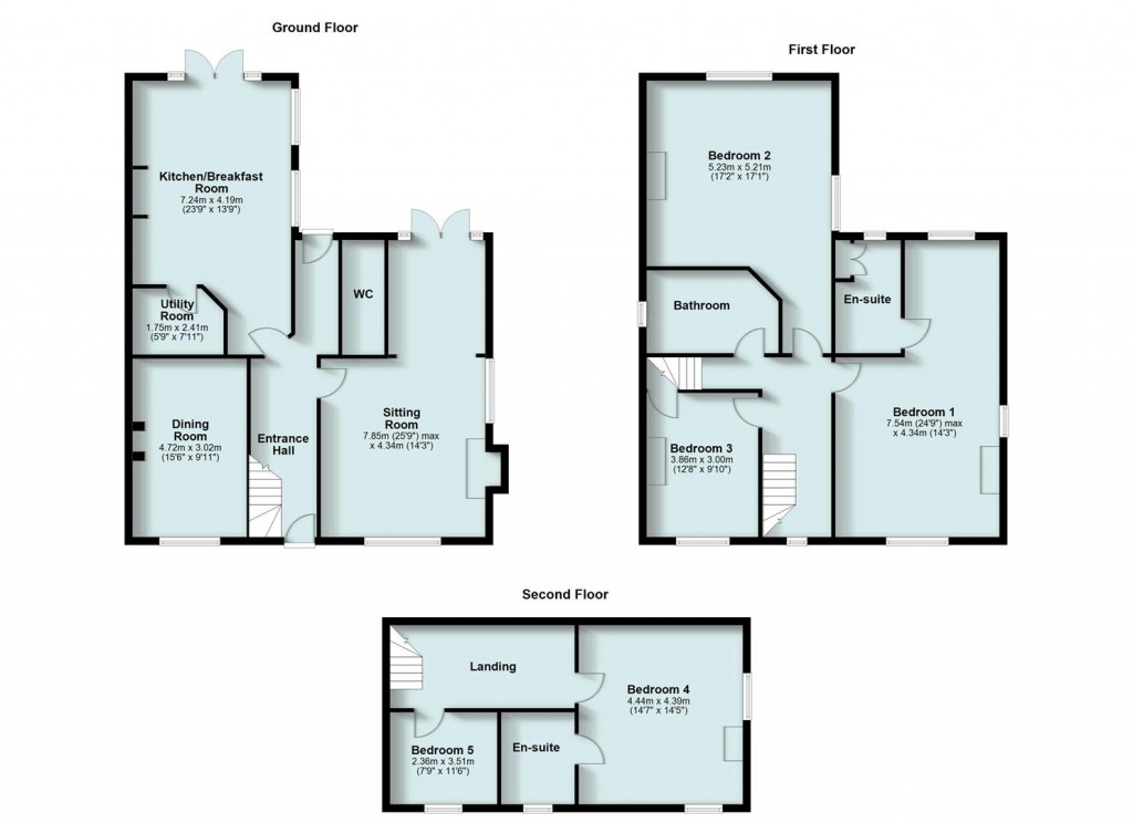 Floorplans For Broad Street, Brinklow, Rugby, CV23