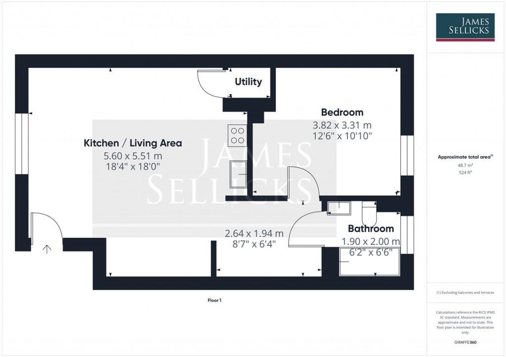 Floorplans For Plot 7, Sidings Yard, Kibworth Beauchamp