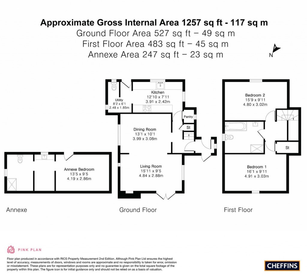 Floorplans For Rowley Hill, Sturmer, Haverhill
