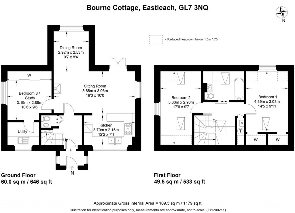 Floorplans For Eastleach, Gloucestershire
