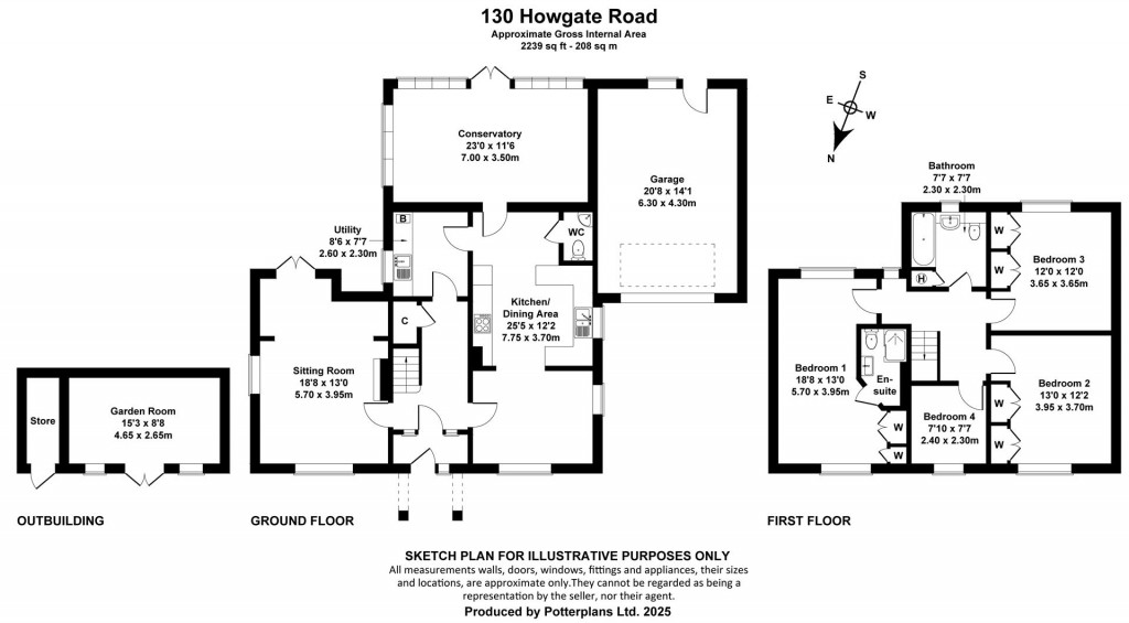 Floorplans For Bembridge, Isle of Wight