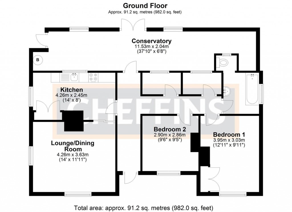 Floorplans For High Street, Wilburton, Ely