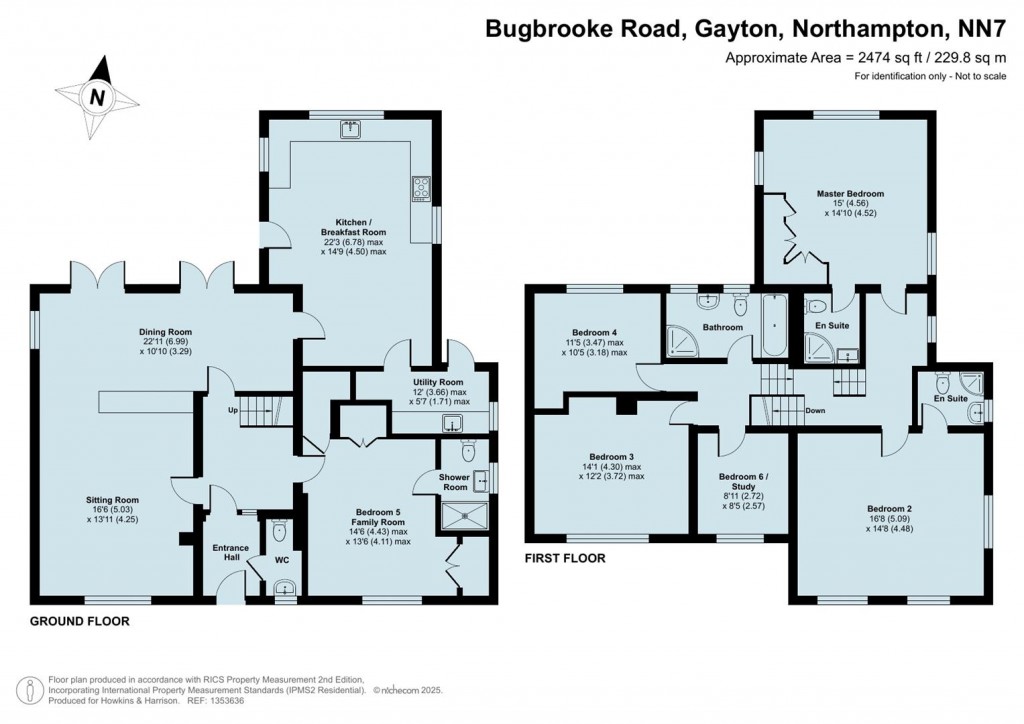 Floorplans For Bugbrooke Road, Gayton, NN7