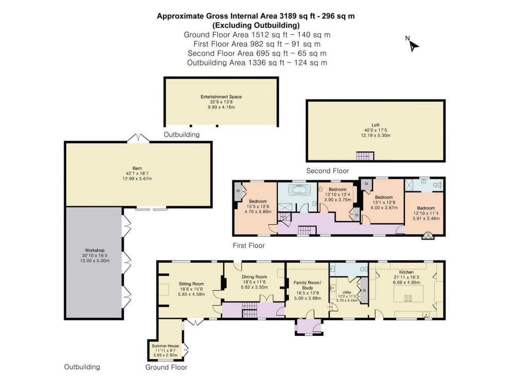 Floorplans For High Street South, Tiffield, NN12