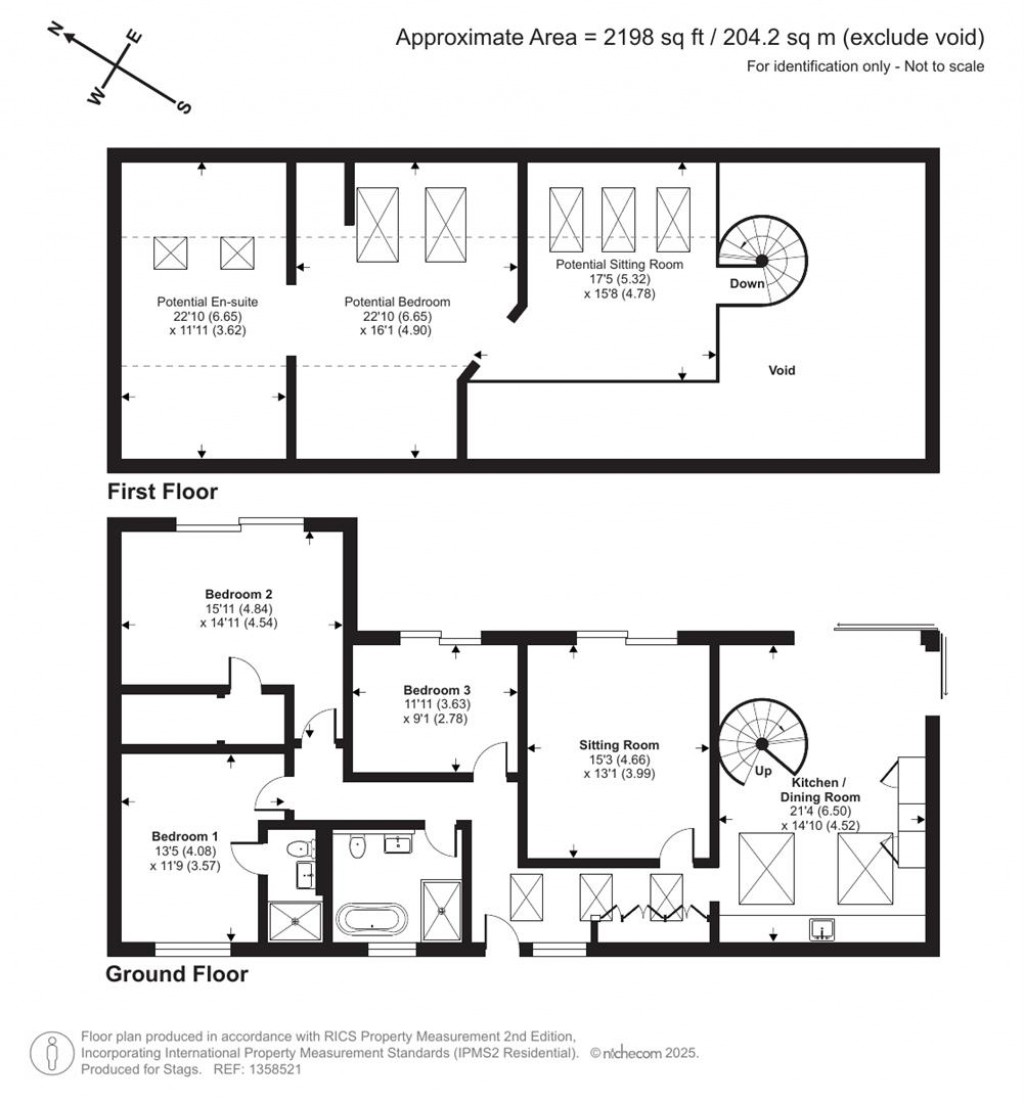 Floorplans For Rosenannon, Bodmin