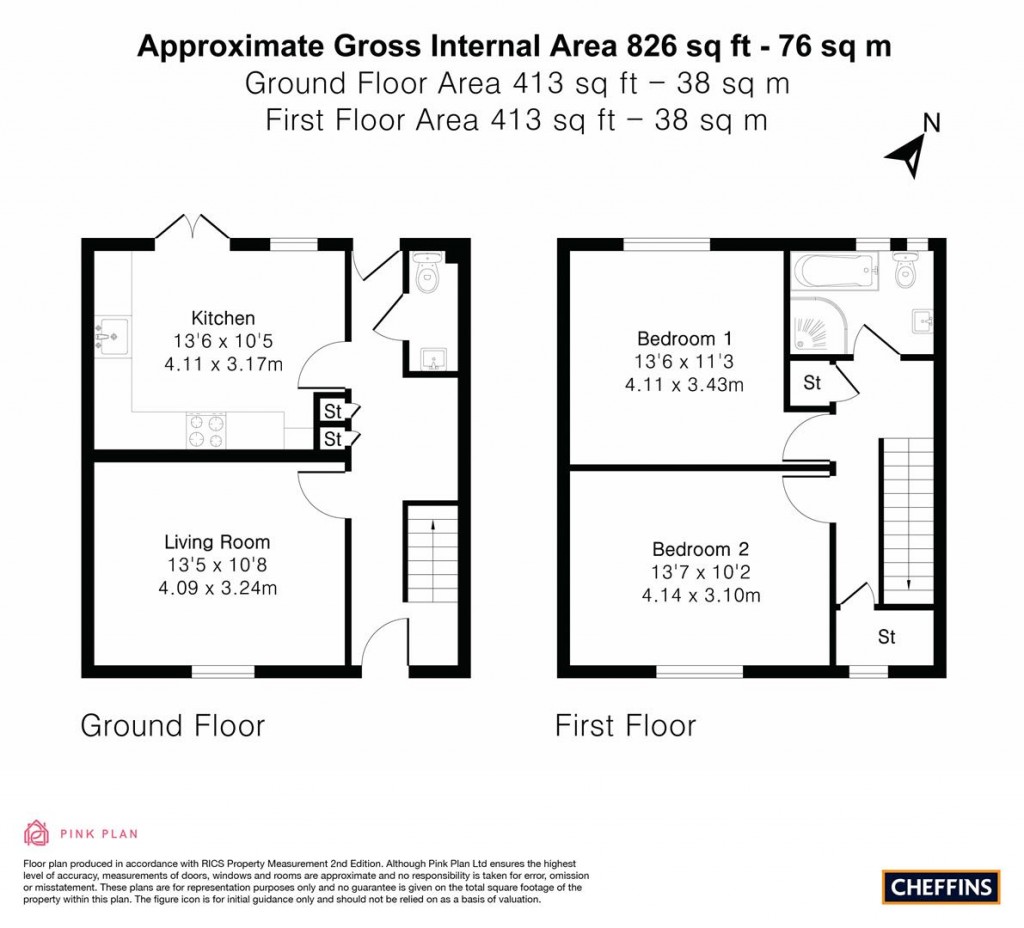 Floorplans For Christopher Tye Close, Ely