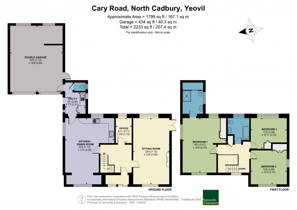 Floorplans For Castle Cary Road, North Cadbury, Somerset