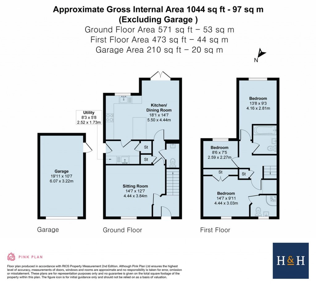 Floorplans For Ridgeway, North Kilworth, LE17