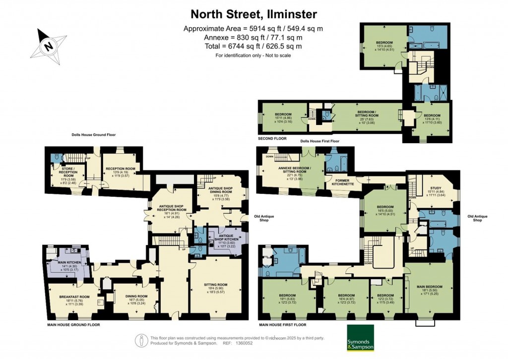Floorplans For North Street, Ilminster