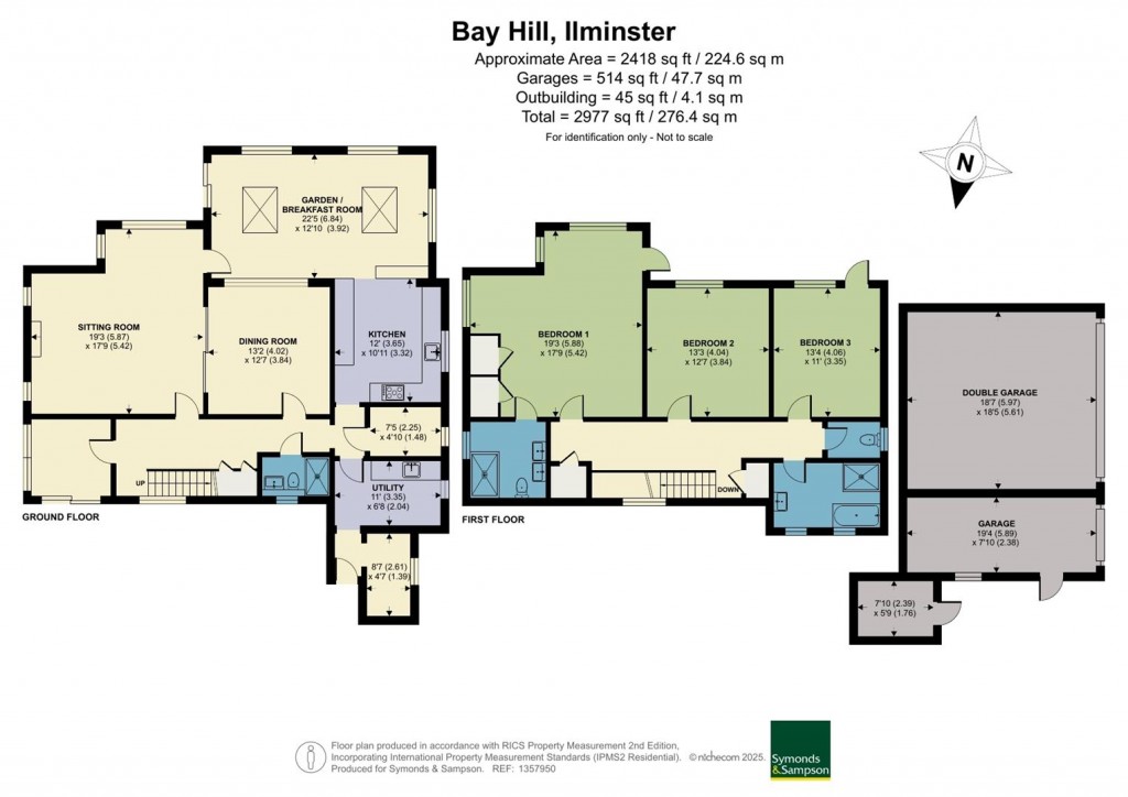 Floorplans For Bay Hill, Ilminster, Somerset