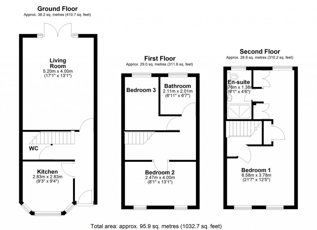 Floorplans For Brickfields Drive, Haverhill