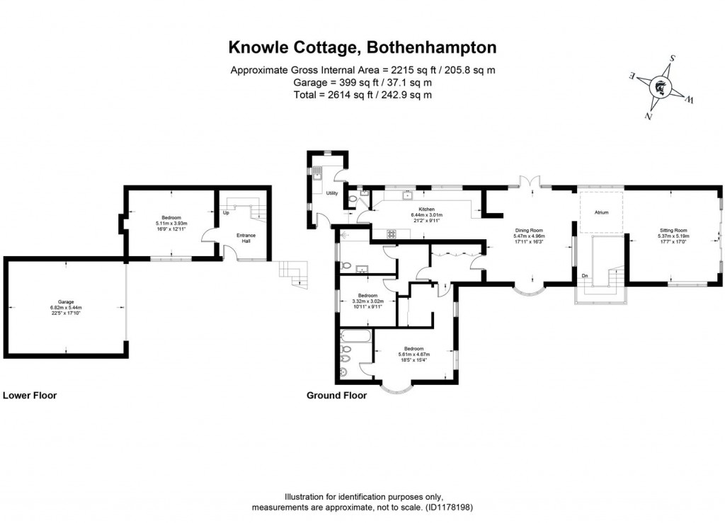 Floorplans For Old Church Road, Bothenhampton, Bridport