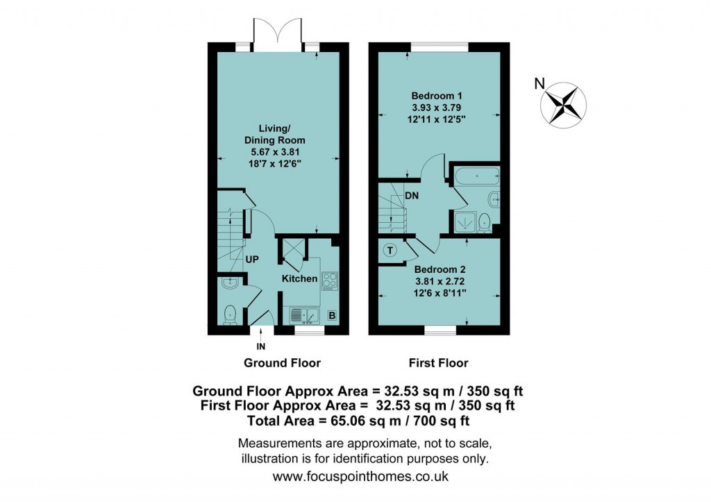 Floorplans For Bourton Road, Banbury
