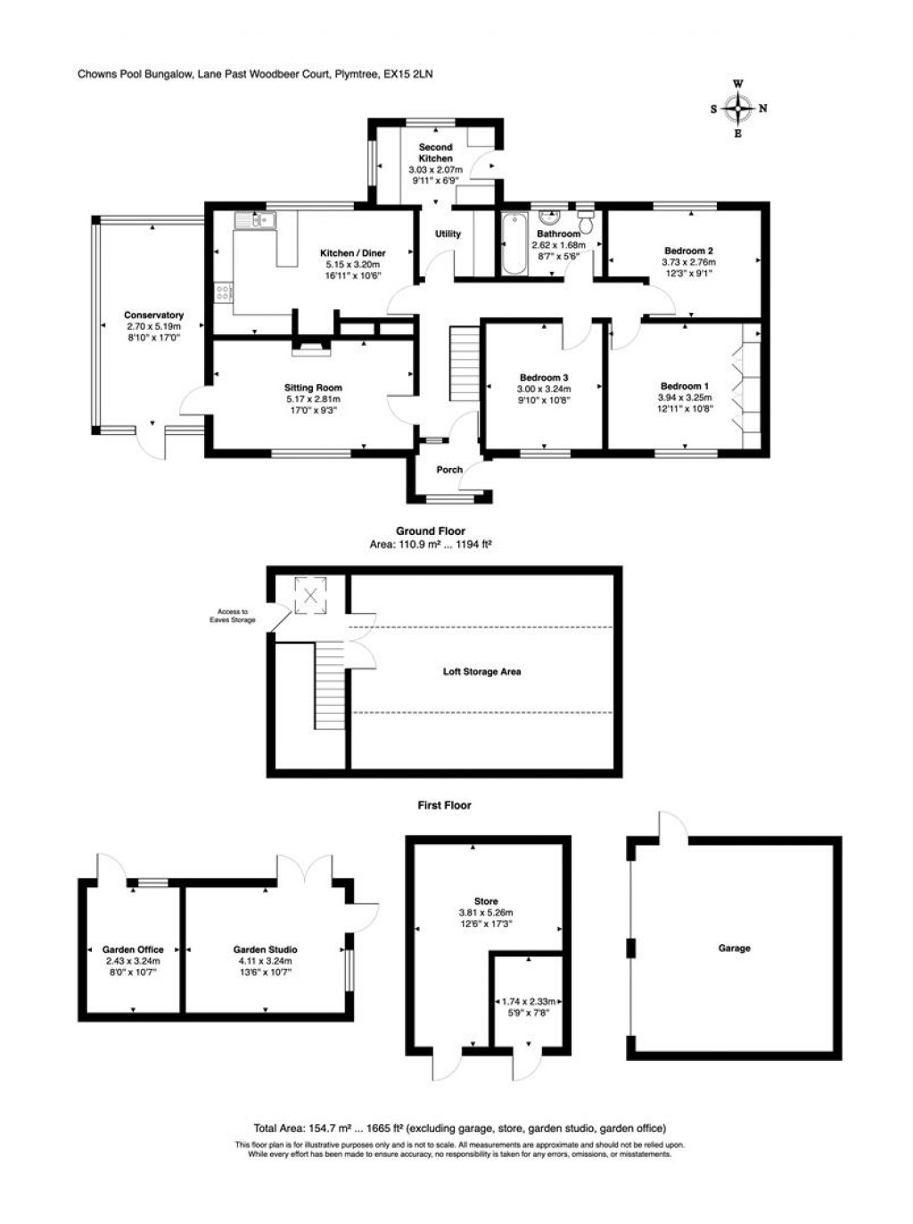 Floorplans For Plymtree, Cullompton
