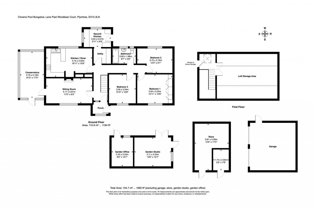 Floorplans For Plymtree, Cullompton