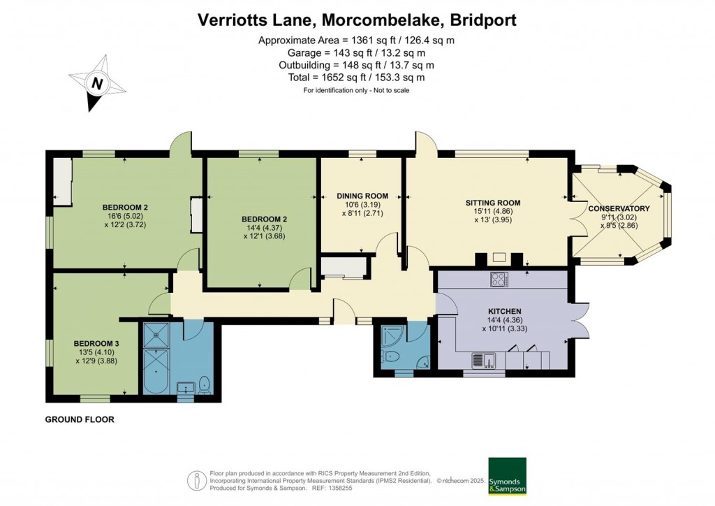 Floorplans For Verriotts Lane, Morcombelake