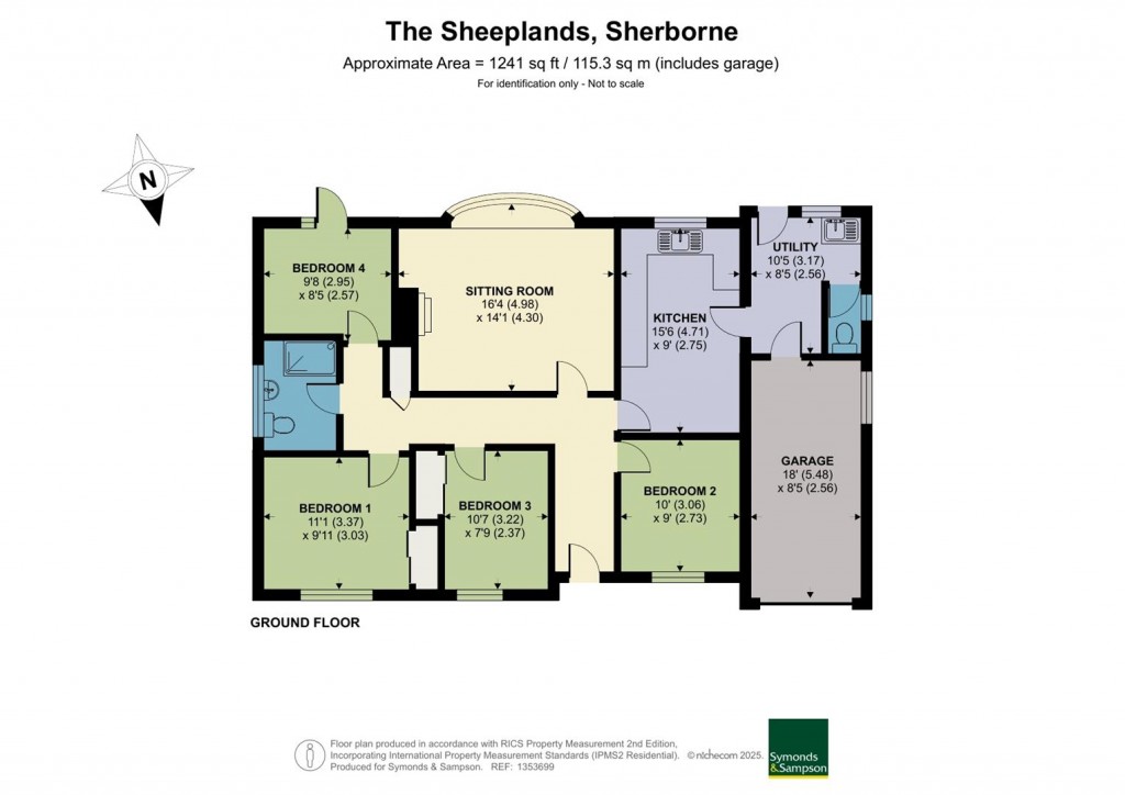 Floorplans For The Sheeplands, Sherborne, Dorset