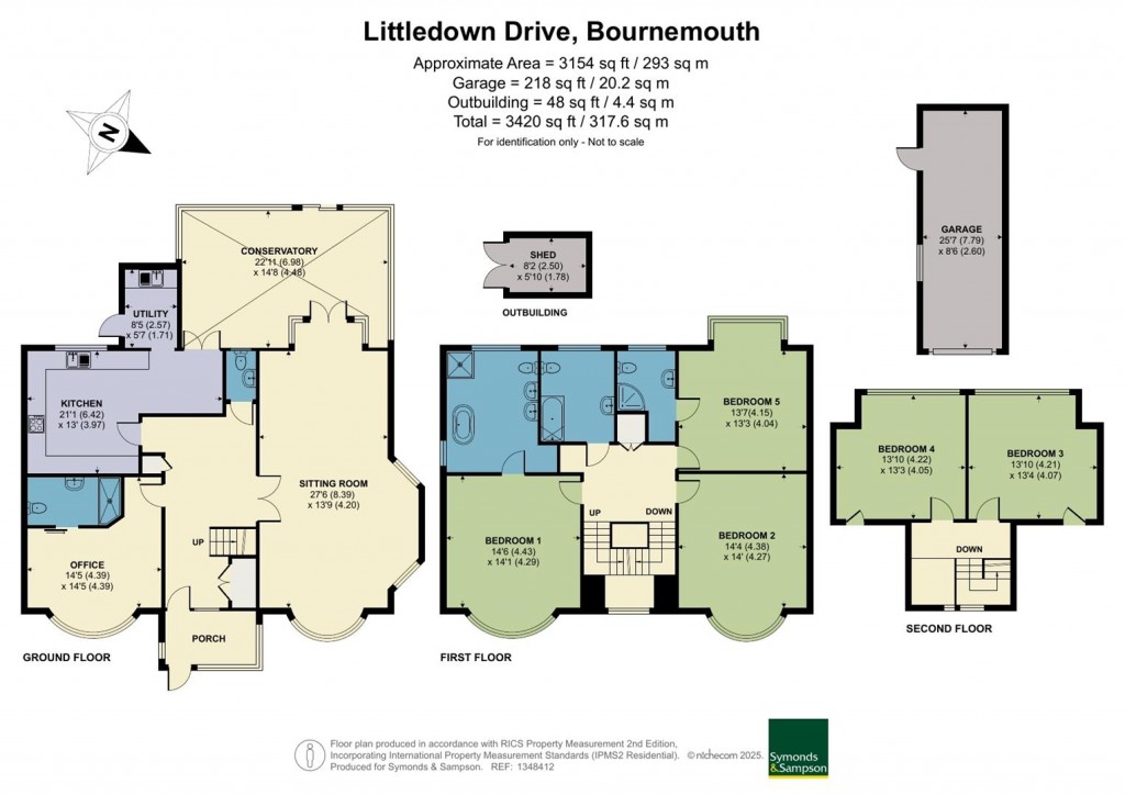 Floorplans For Littledown Drive, Bournemouth