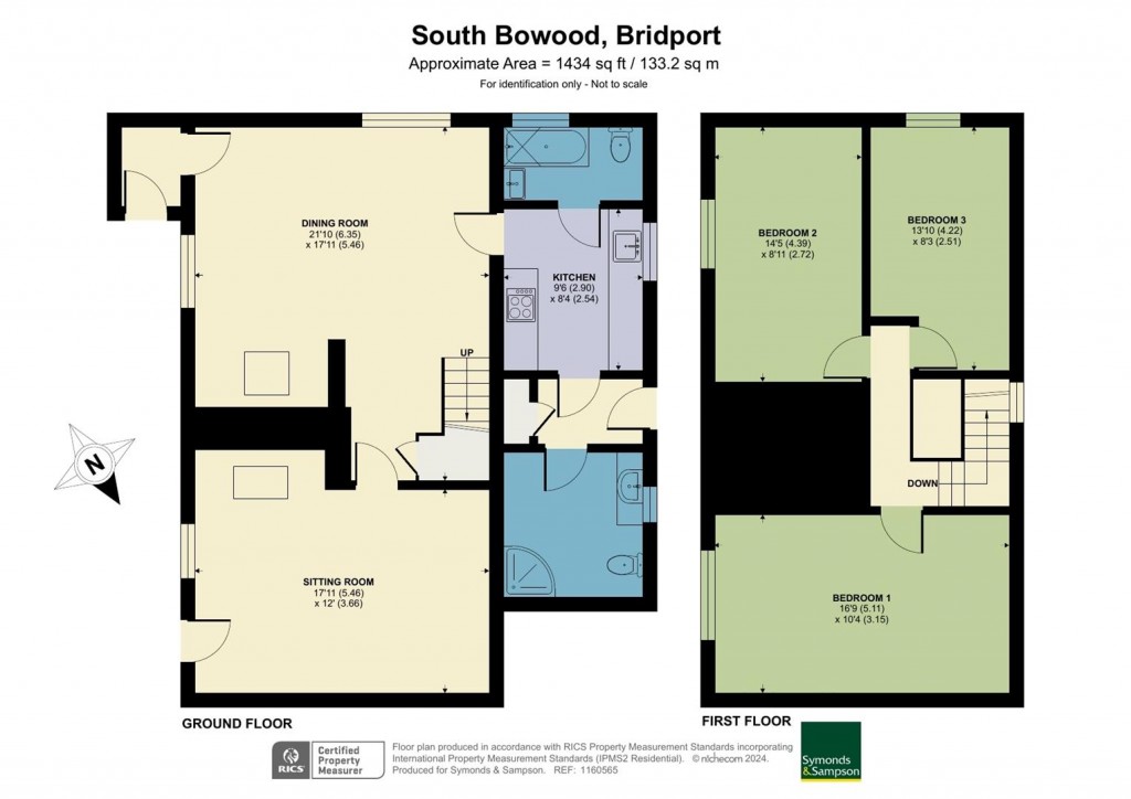 Floorplans For South Bowood, Bridport