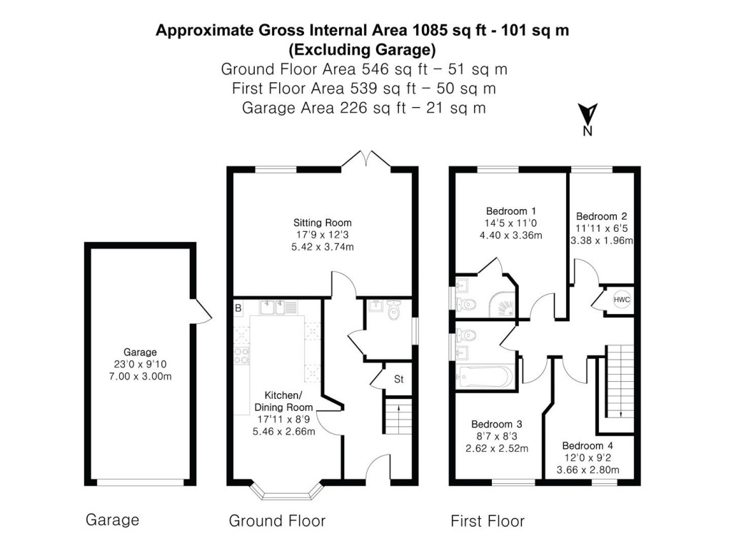 Floorplans For Strachey Close, Saffron Walden