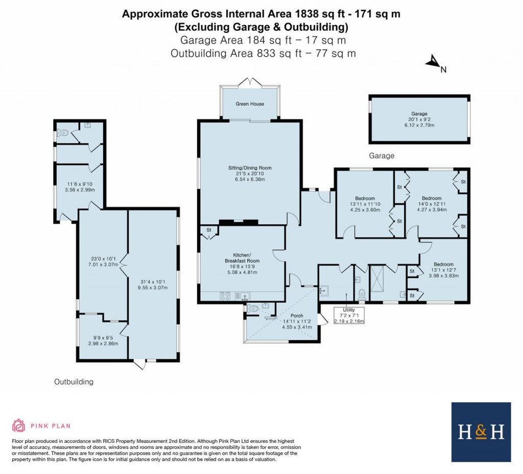 Floorplans For Kilworth Road, Husbands Bosworth, Lutterworth, LE17