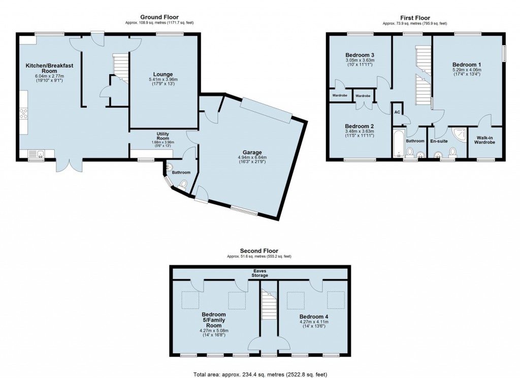 Floorplans For Springfield Road, Walgrave, Northampton, NN6