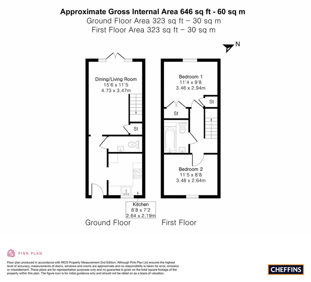Floorplans For The Glaives, Ely, Cambs