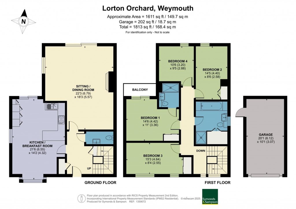 Floorplans For Lorton Lane, Weymouth