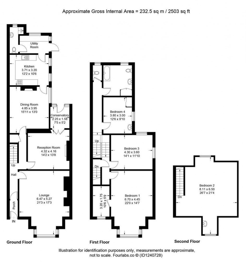 Floorplans For Morrab Road, Penzance