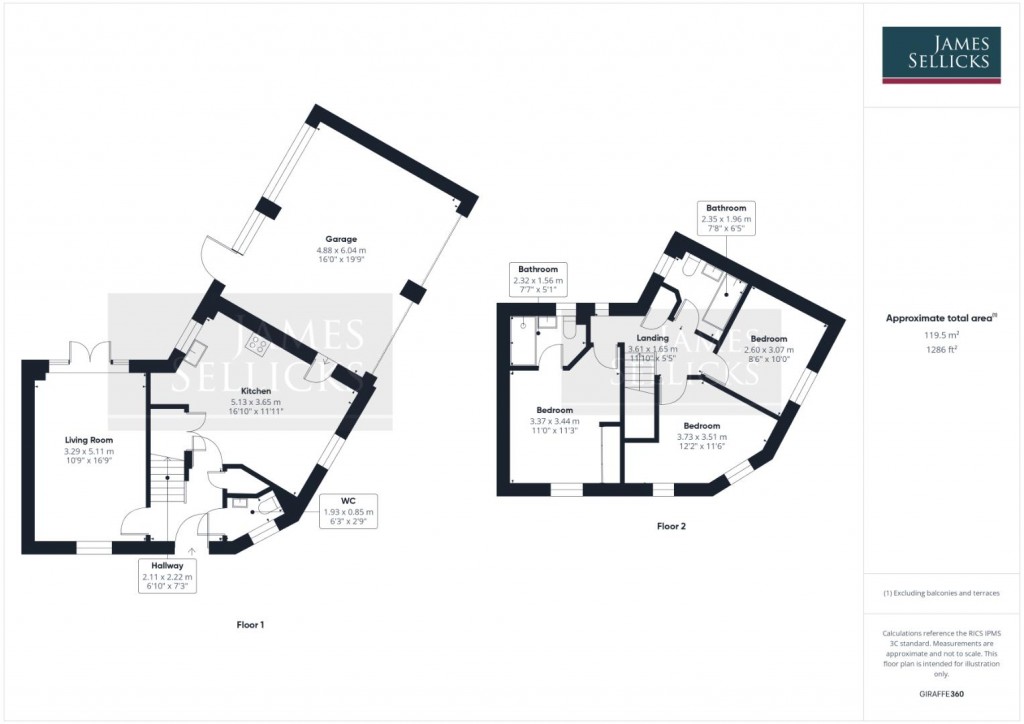 Floorplans For John Glover Drive, Houghton on the Hill, Leicestershire
