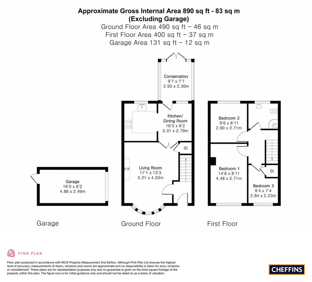 Floorplans For Malvern Road, Cambridge
