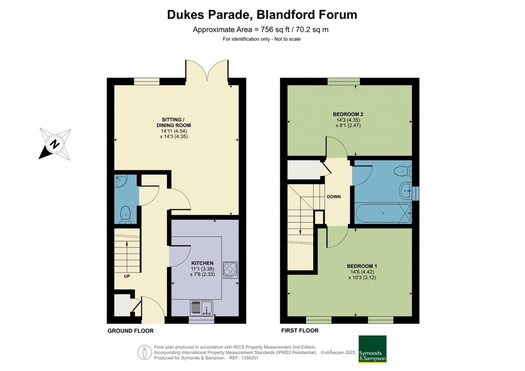 Floorplans For Dukes Parade, Blandford Forum