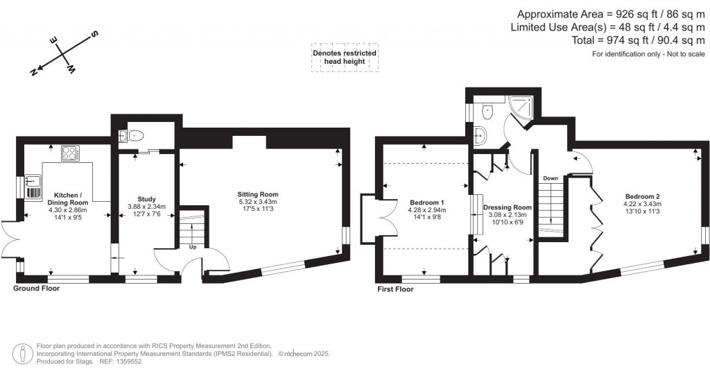 Floorplans For Lower Street, Dittisham